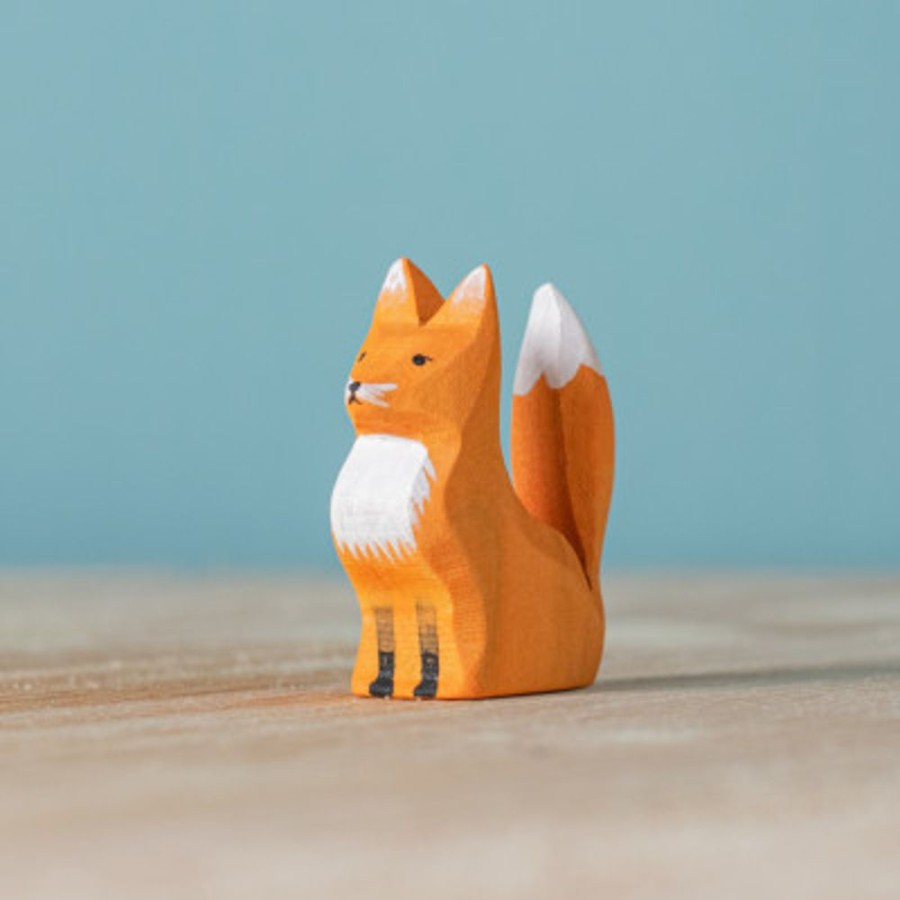 Wooden Animals Bumbu Toys | Fox Cub Sitting