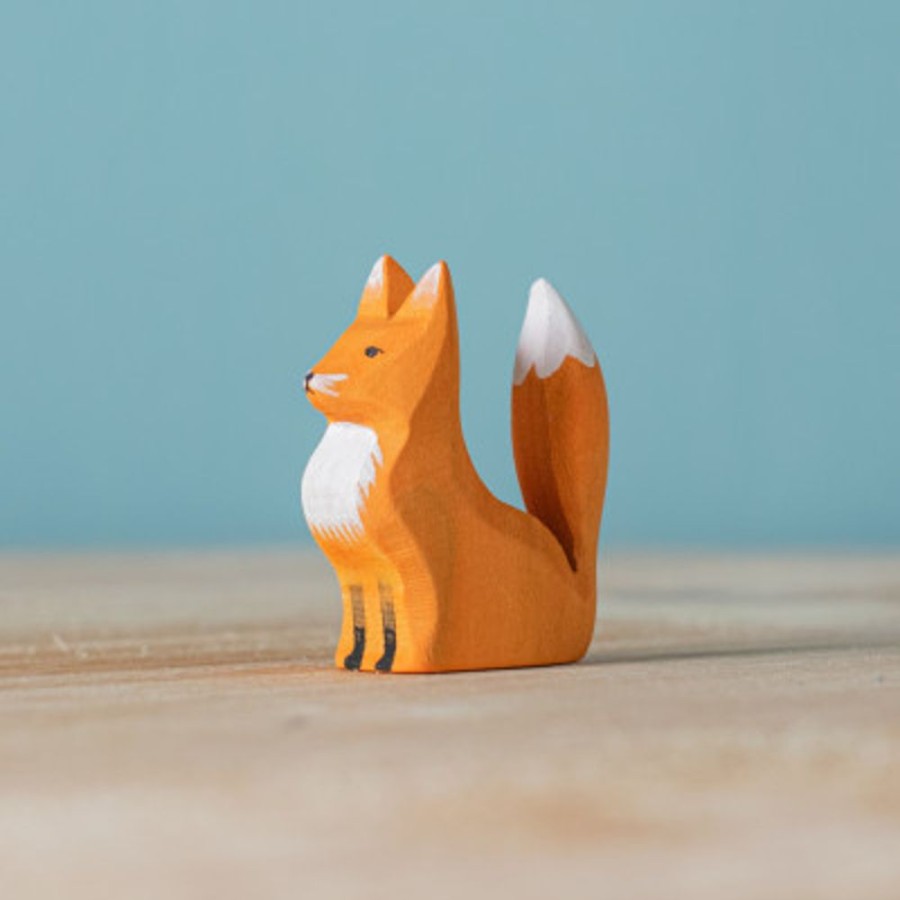 Wooden Animals Bumbu Toys | Fox Cub Sitting