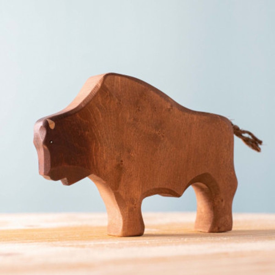 Wooden Animals Bumbu Toys | Bison Standing