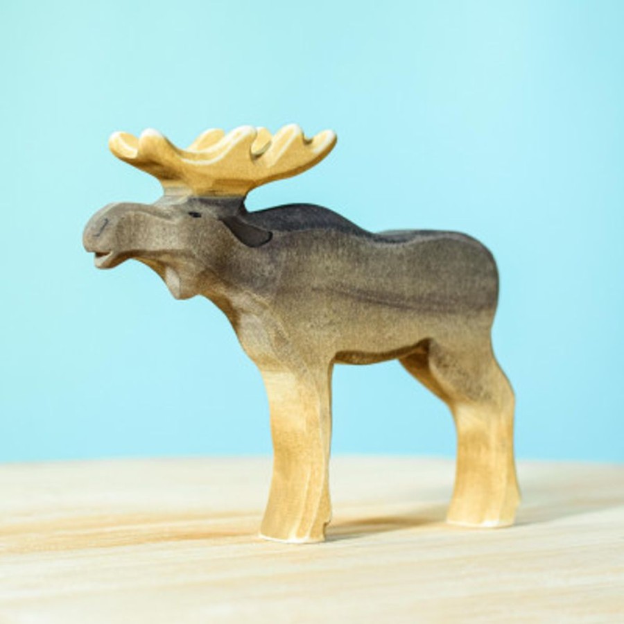 Wooden Animals Bumbu Toys | Moose Male