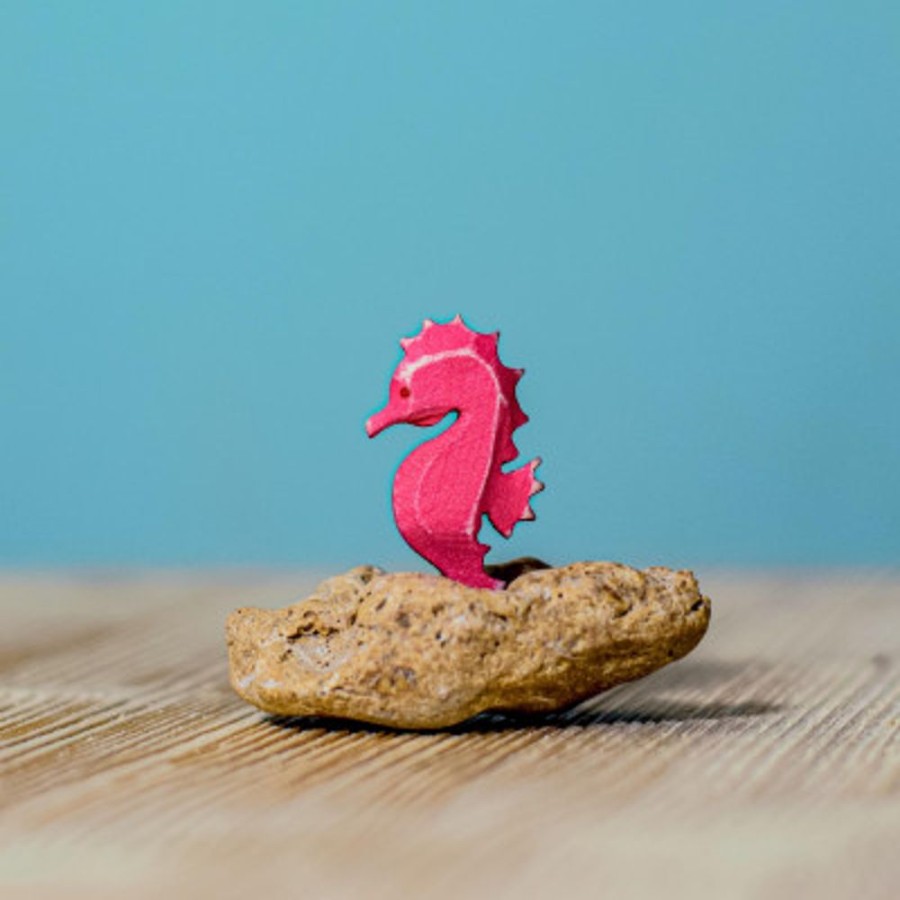 Wooden Animals Bumbu Toys | Seahorse