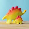 Wooden Animals Bumbu Toys | Dinosaur Stegosaurus Set