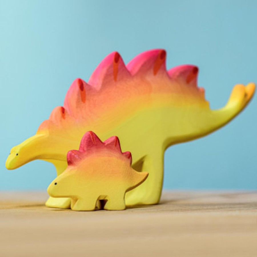 Wooden Animals Bumbu Toys | Dinosaur Stegosaurus Set