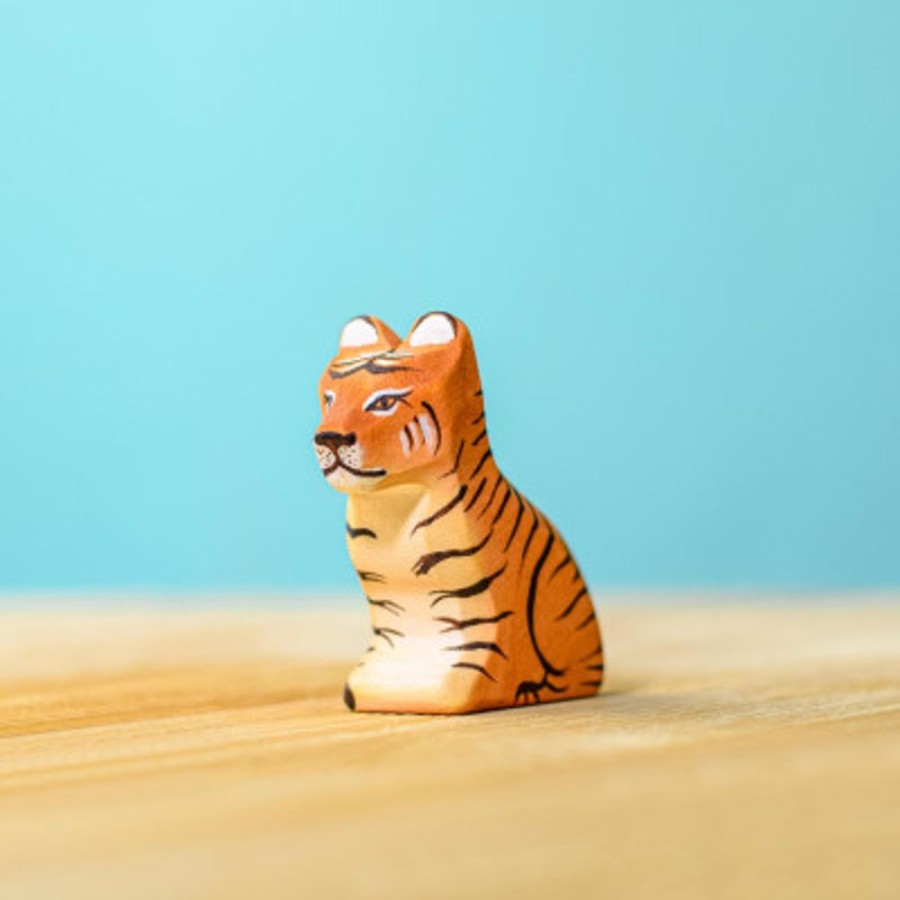 Wooden Animals Bumbu Toys | Tiger Cub Sitting