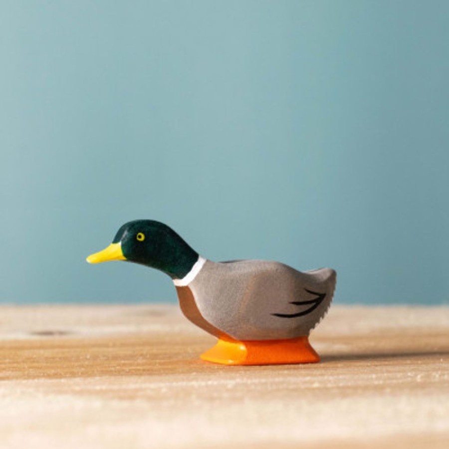 Wooden Animals Bumbu Toys | Mallard Duck Curious