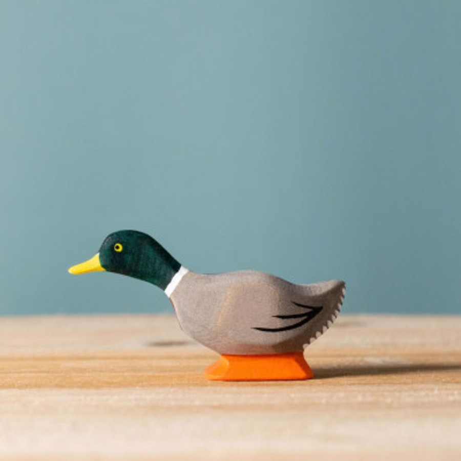 Wooden Animals Bumbu Toys | Mallard Duck Curious