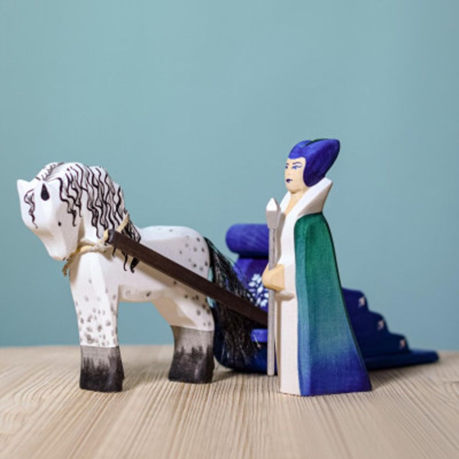 Characters Bumbu Toys | Snow Queen, Sleigh And White Horse Set