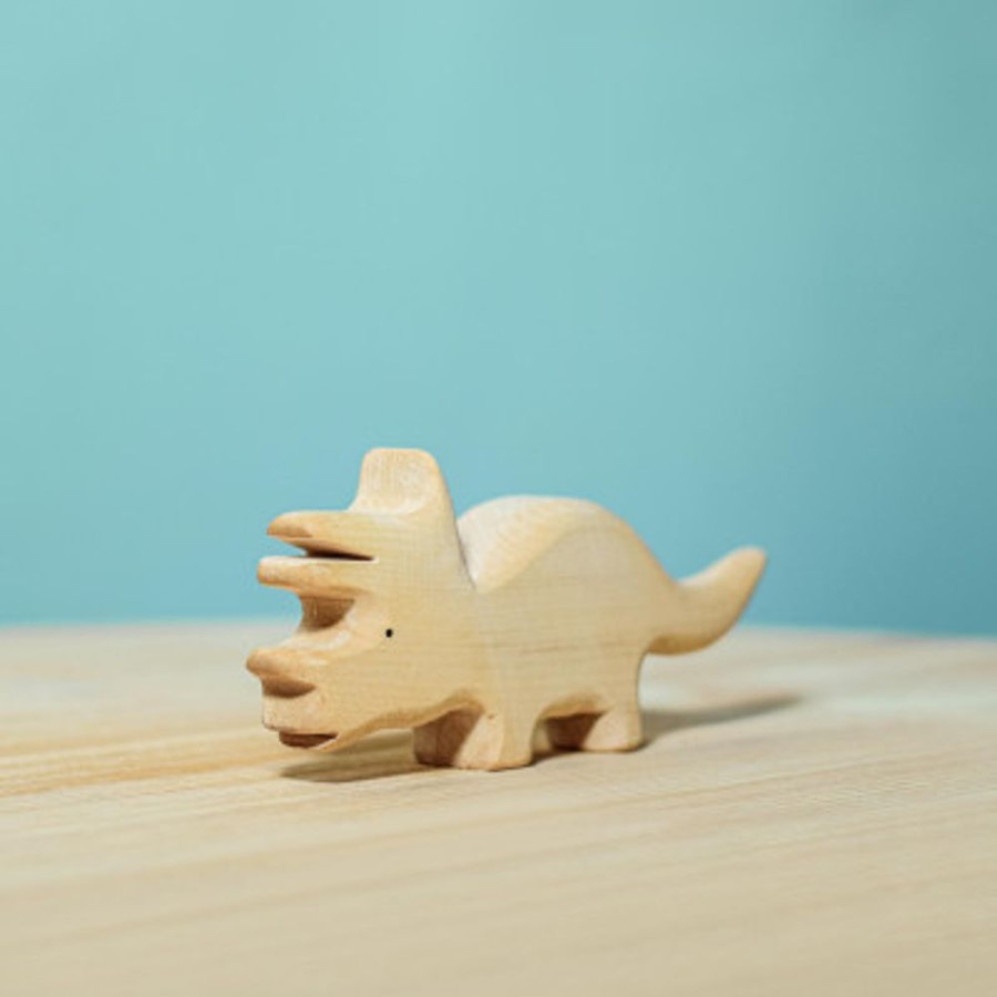 Wooden Animals Bumbu Toys | Dinosaur Triceratops