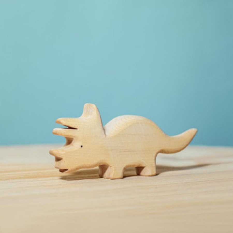 Wooden Animals Bumbu Toys | Dinosaur Triceratops