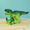 Wooden Animals Bumbu Toys | Dinosaurs T-Rex Set