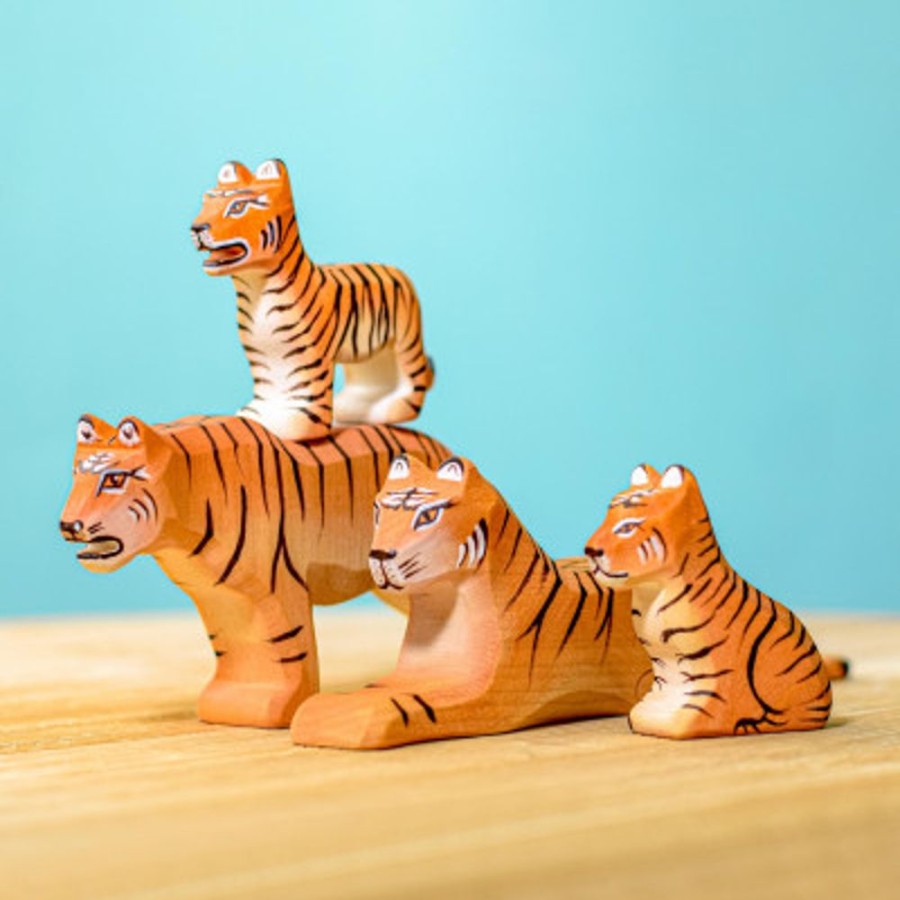 Wooden Animals Bumbu Toys | Tigers Set