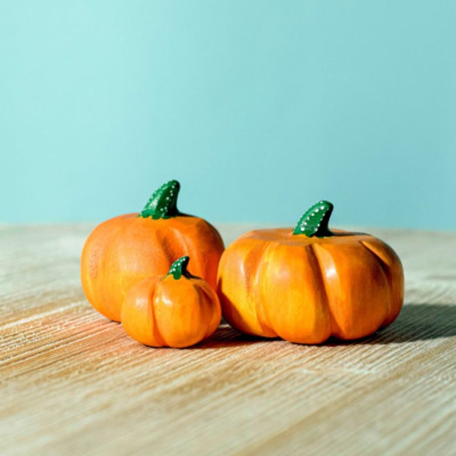 Decor Bumbu Toys | Straw Bales & Pumpkins Set