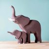 Wooden Animals Bumbu Toys | Bumbi & Bimbi Elephants Set