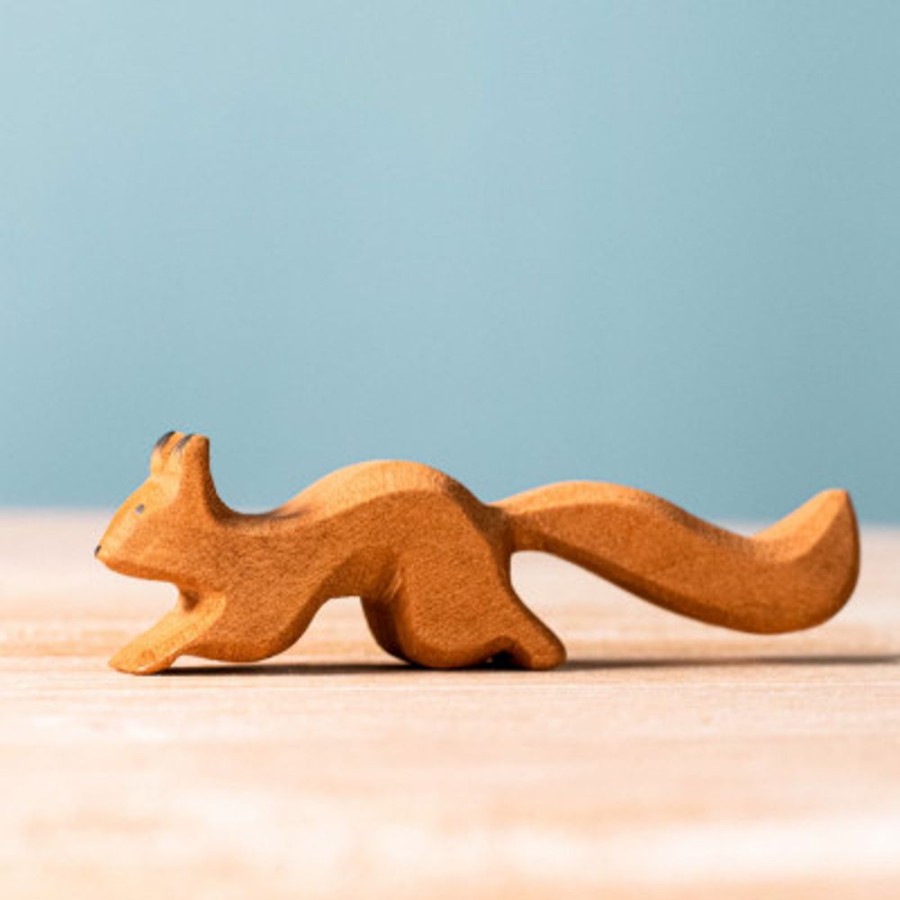 Wooden Animals Bumbu Toys | Squirrel Running