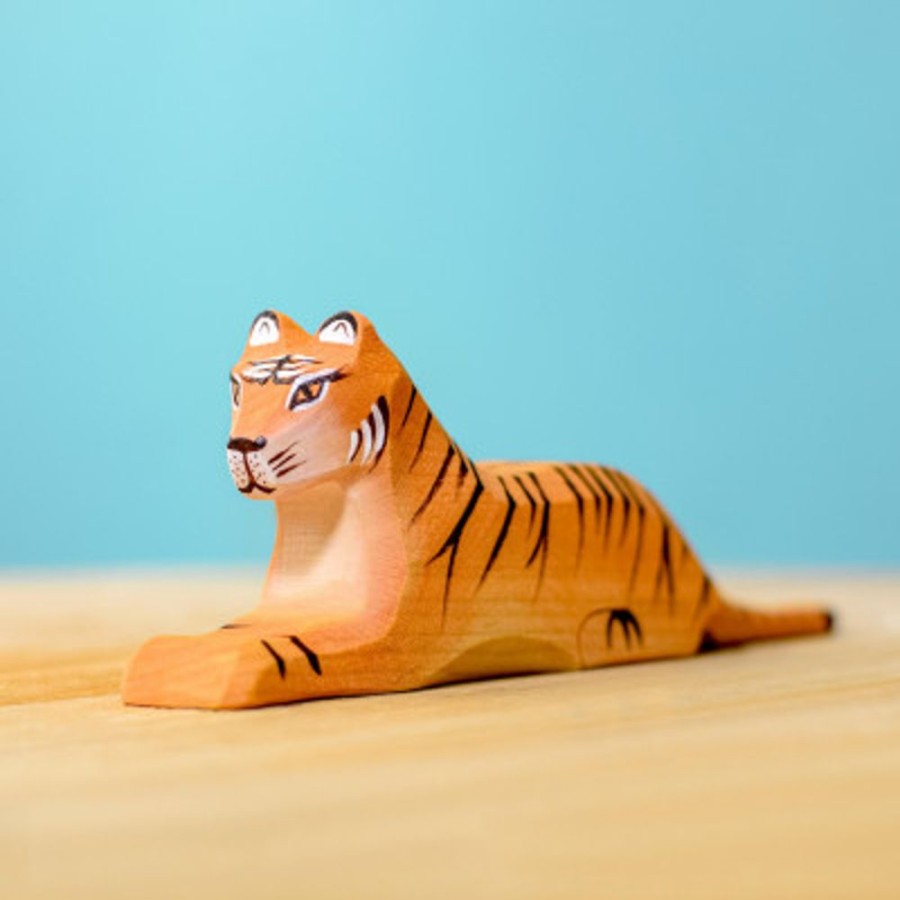 Wooden Animals Bumbu Toys | Tiger Lying