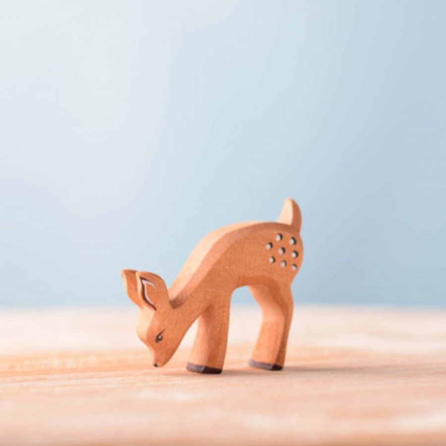 Wooden Animals Bumbu Toys | Fawn Eating