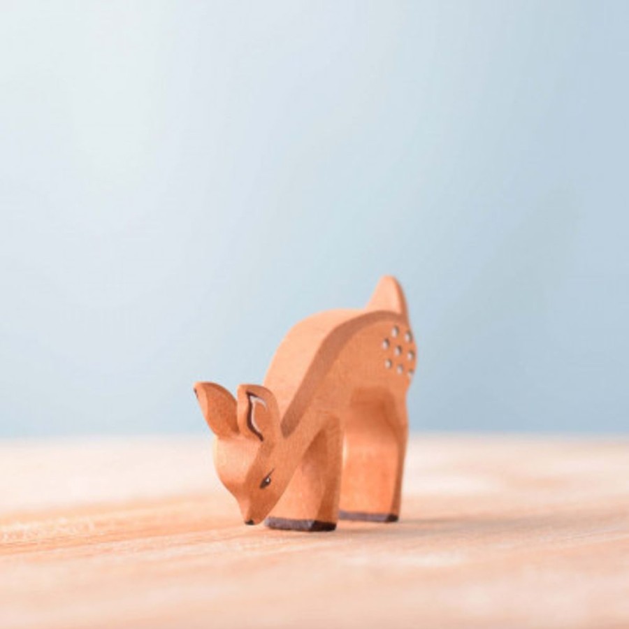 Wooden Animals Bumbu Toys | Fawn Eating