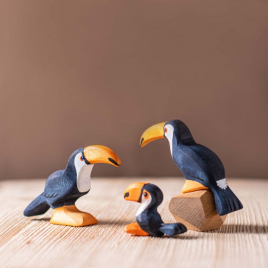 Wooden Animals Bumbu Toys | Toucan Family Set