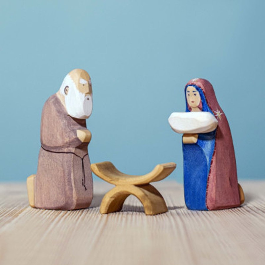 Characters Bumbu Toys | Child Jesus, St. Joseph And St.Maria Set