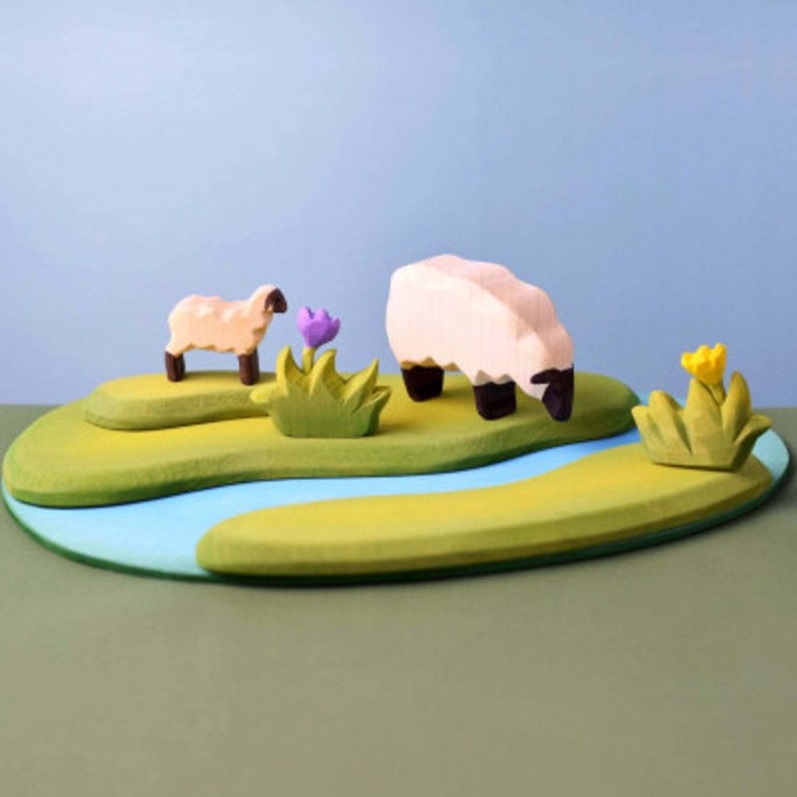 Decor Bumbu Toys | Sheep And Lamb By The River