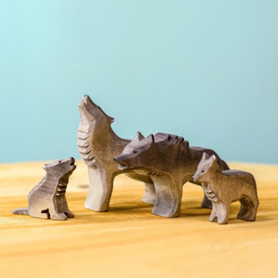 Wooden Animals Bumbu Toys | Wolves Set