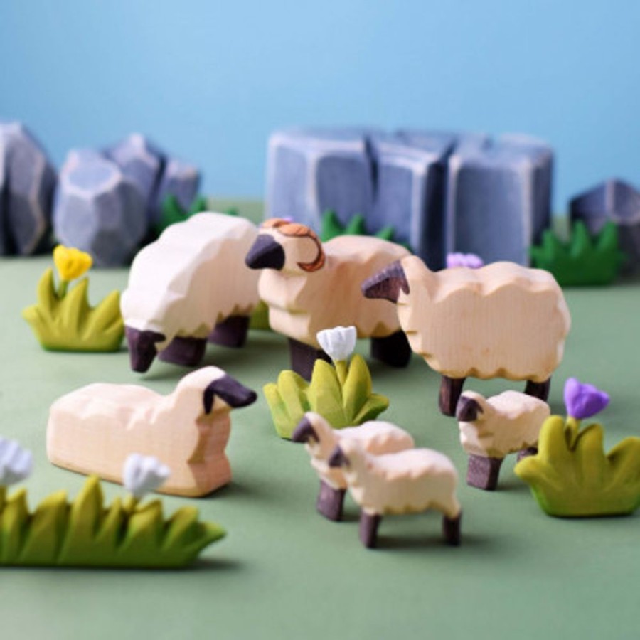 Wooden Animals Bumbu Toys | Flock Of Sheep Set