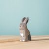 Wooden Animals Bumbu Toys | Grey Sitting Rabbit