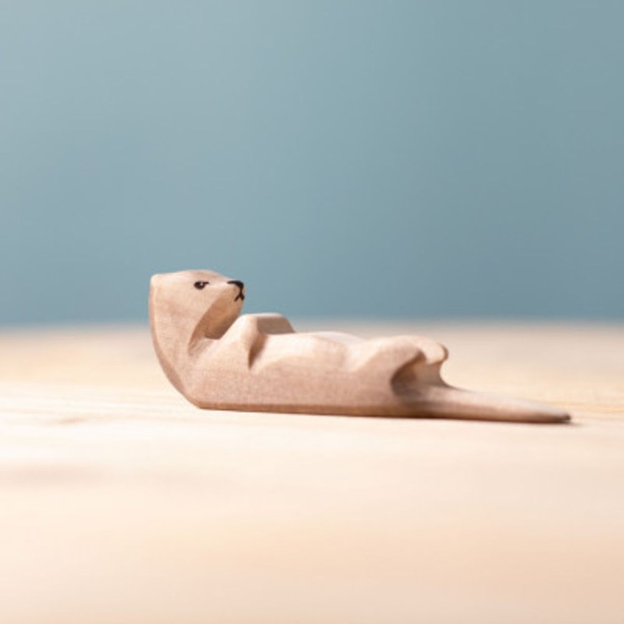 Wooden Animals Bumbu Toys | Otter Sleeping