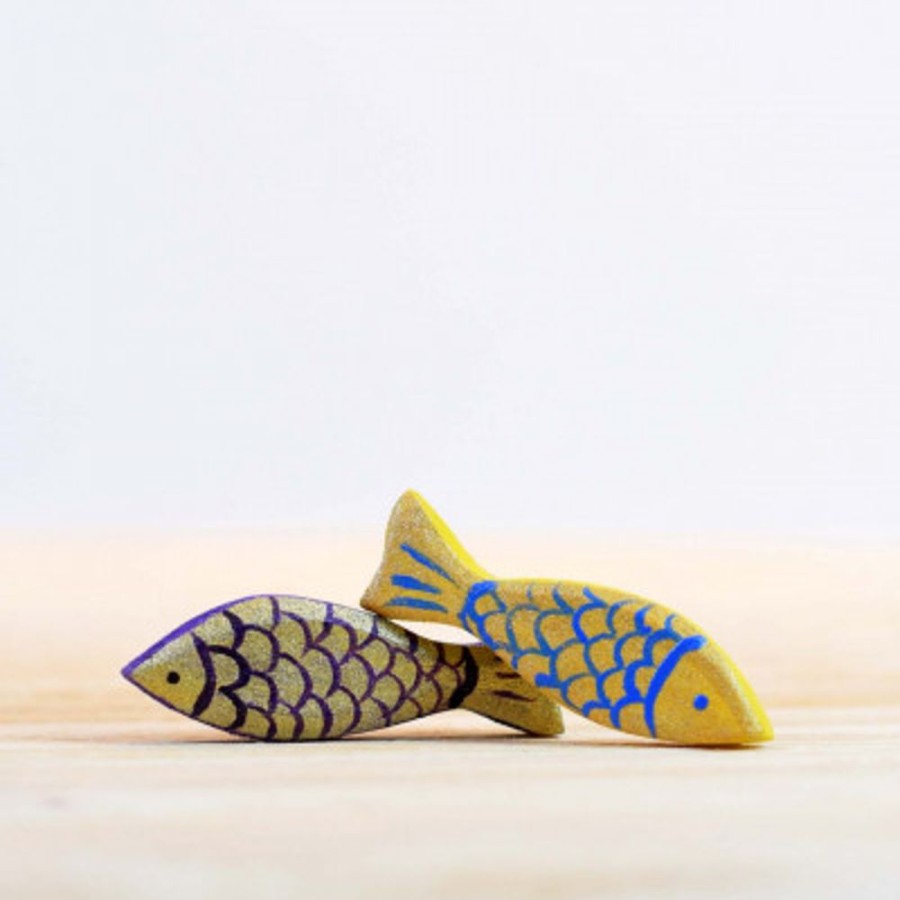 Wooden Animals Bumbu Toys | Trout Golden Fish