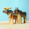 Wooden Animals Bumbu Toys | Moose Family Set