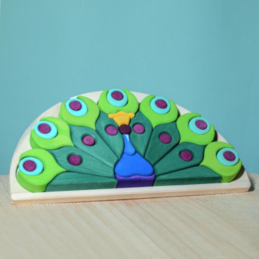 Educational Toys Bumbu Toys | Peacock Puzzle