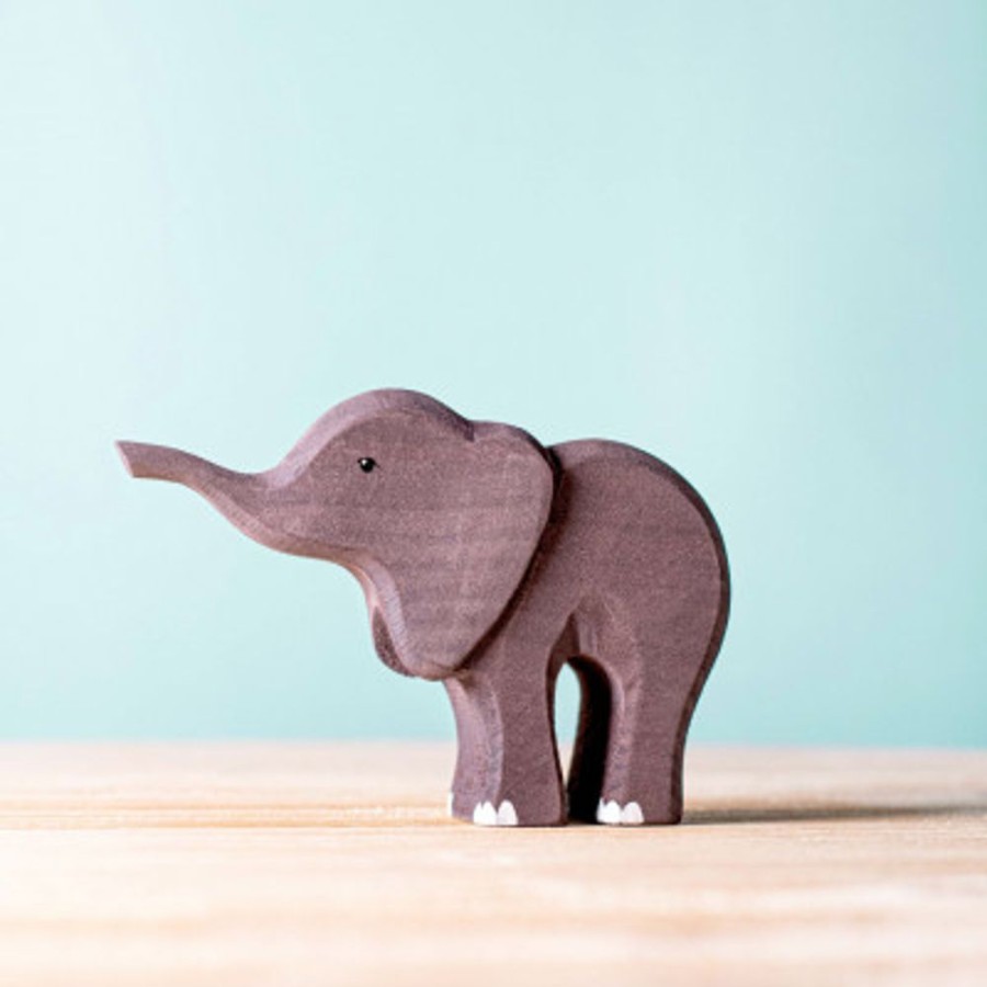 Wooden Animals Bumbu Toys | Bimbi Elephant Small