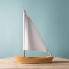 Decor Bumbu Toys | Sailing Boat White