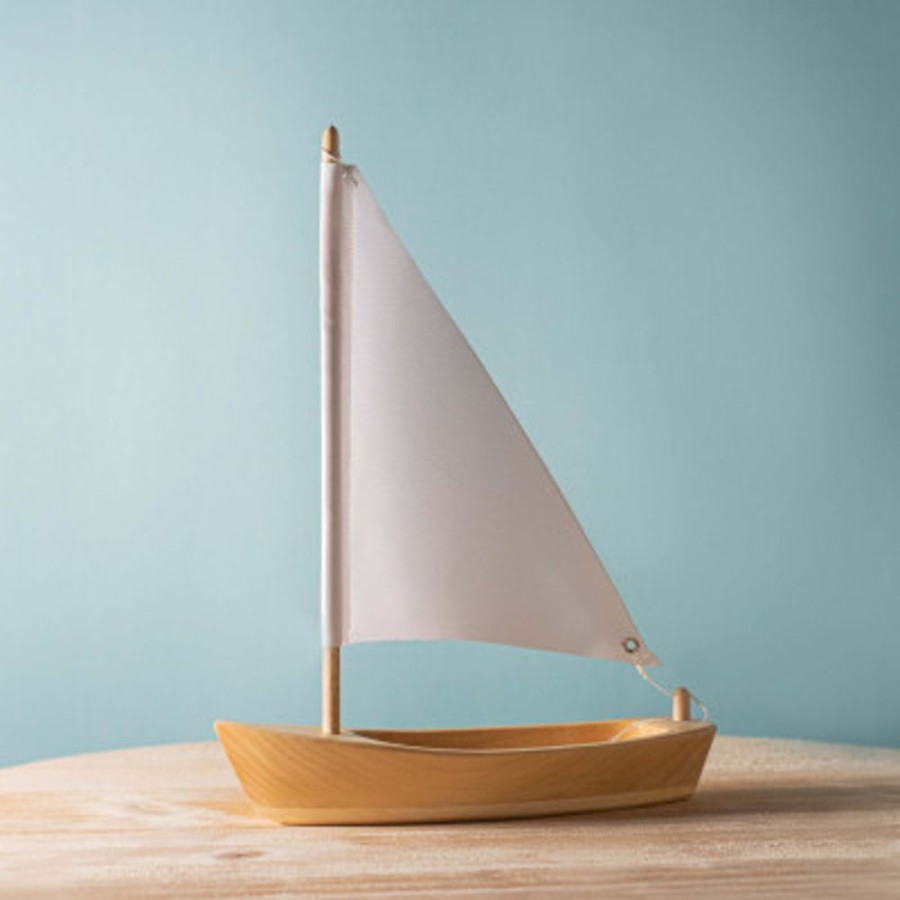 Decor Bumbu Toys | Sailing Boat White