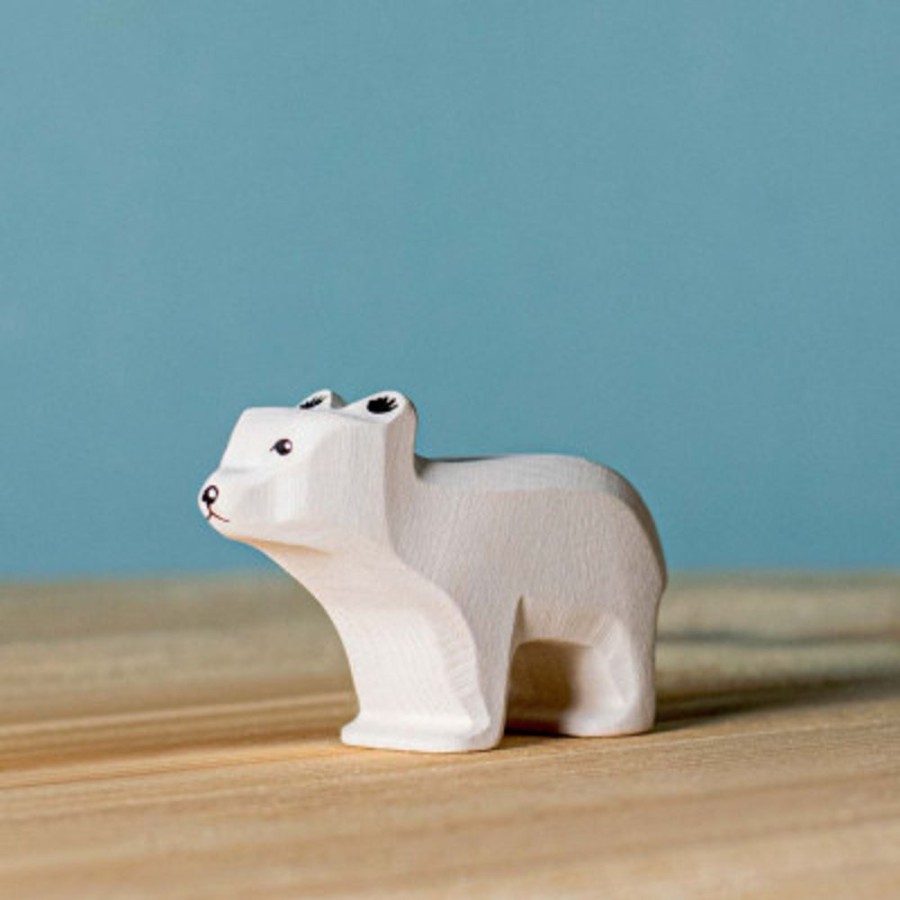 Wooden Animals Bumbu Toys | Small Polar Bear