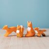 Wooden Animals Bumbu Toys | Fox Family Set