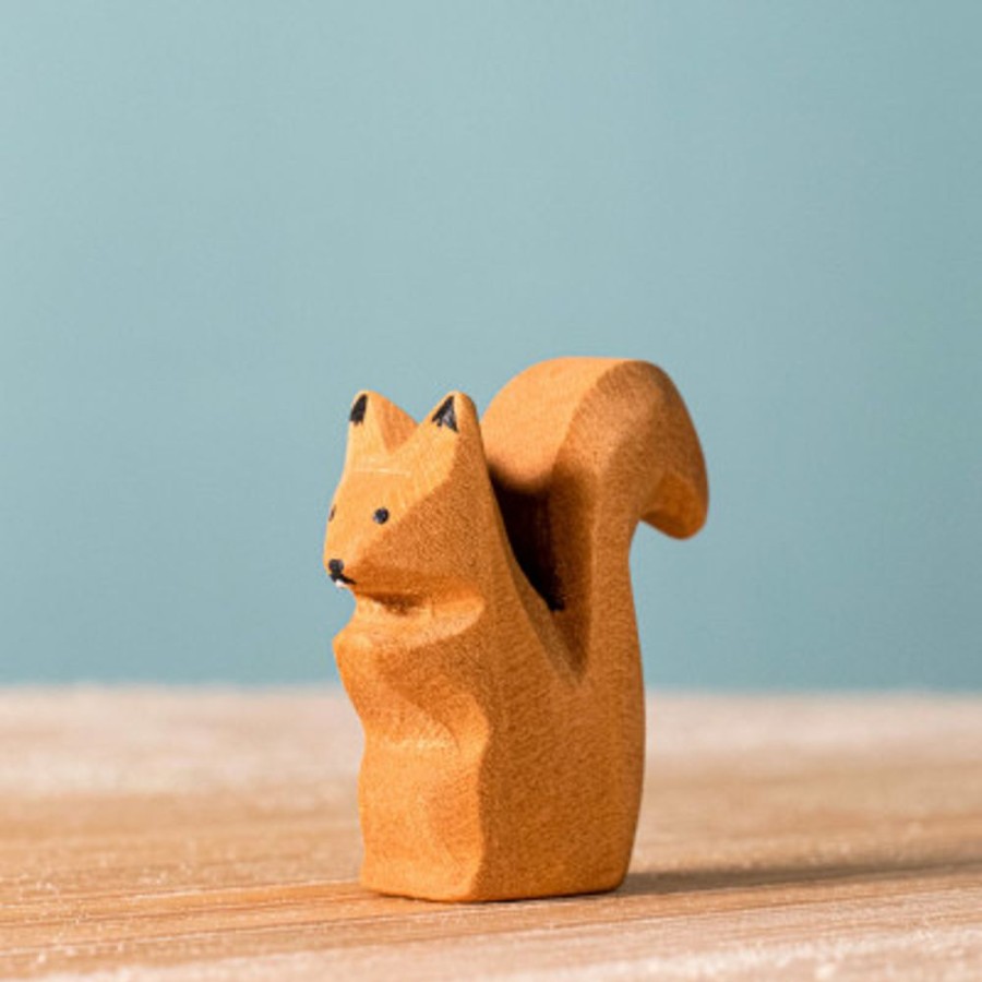 Wooden Animals Bumbu Toys | Squirrel Sitting