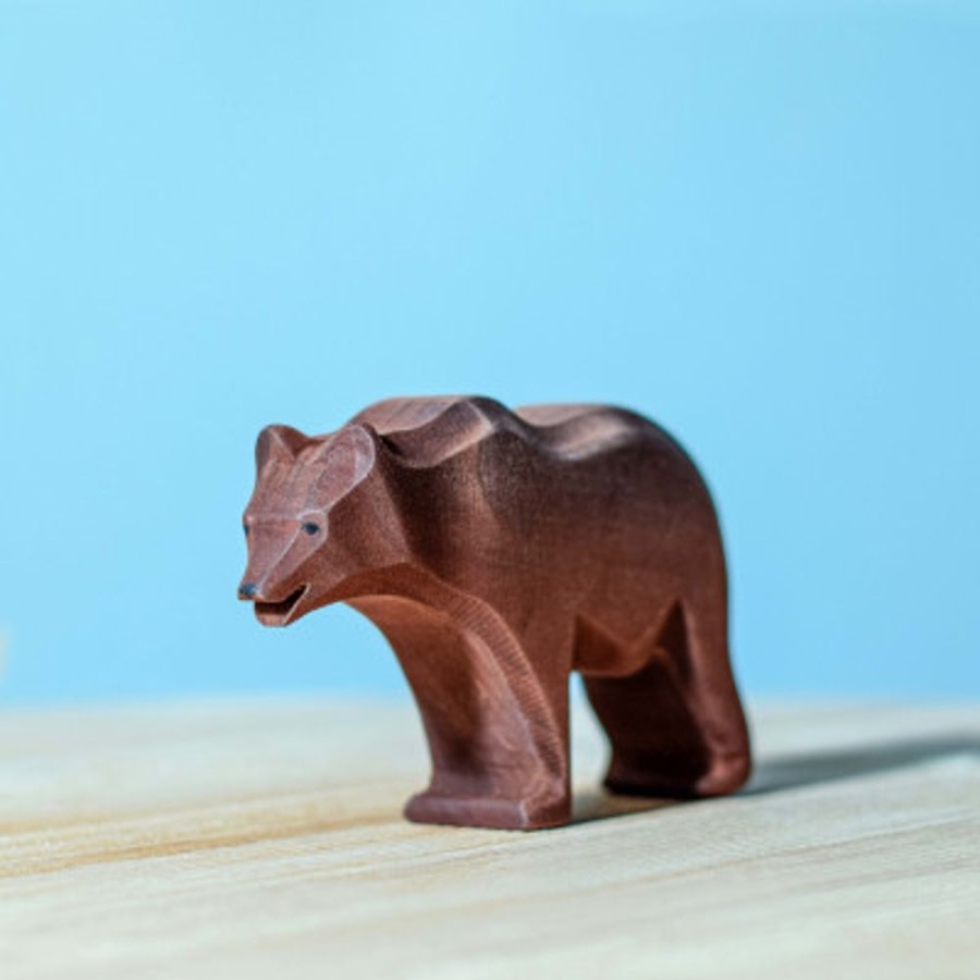 Wooden Animals Bumbu Toys | Big Brown Bear Standing