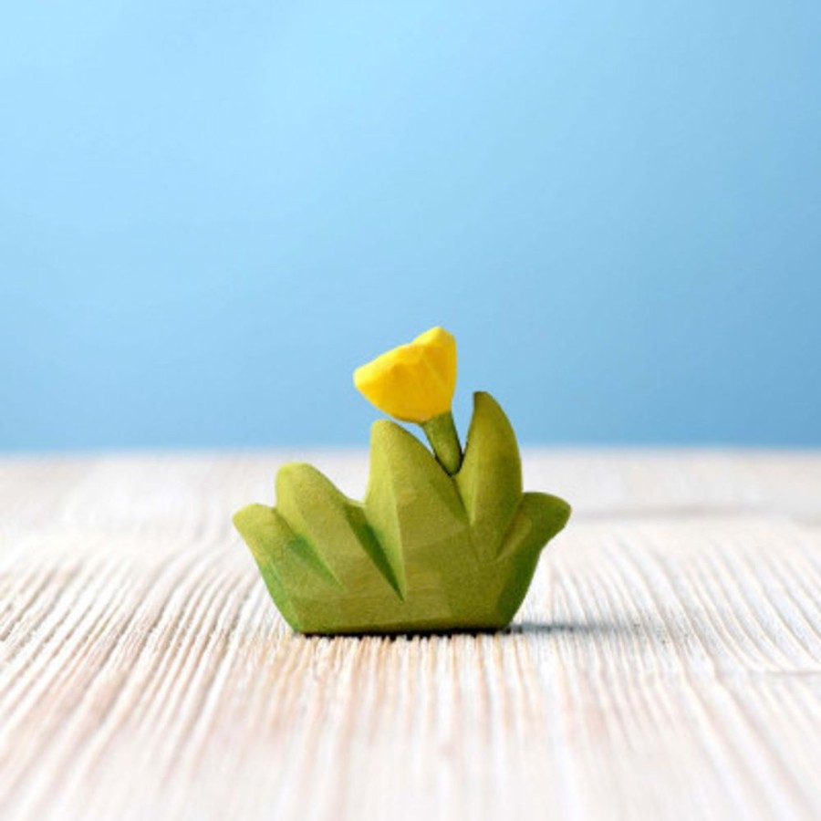 Decor Bumbu Toys | Grass With Yellow Flower Small