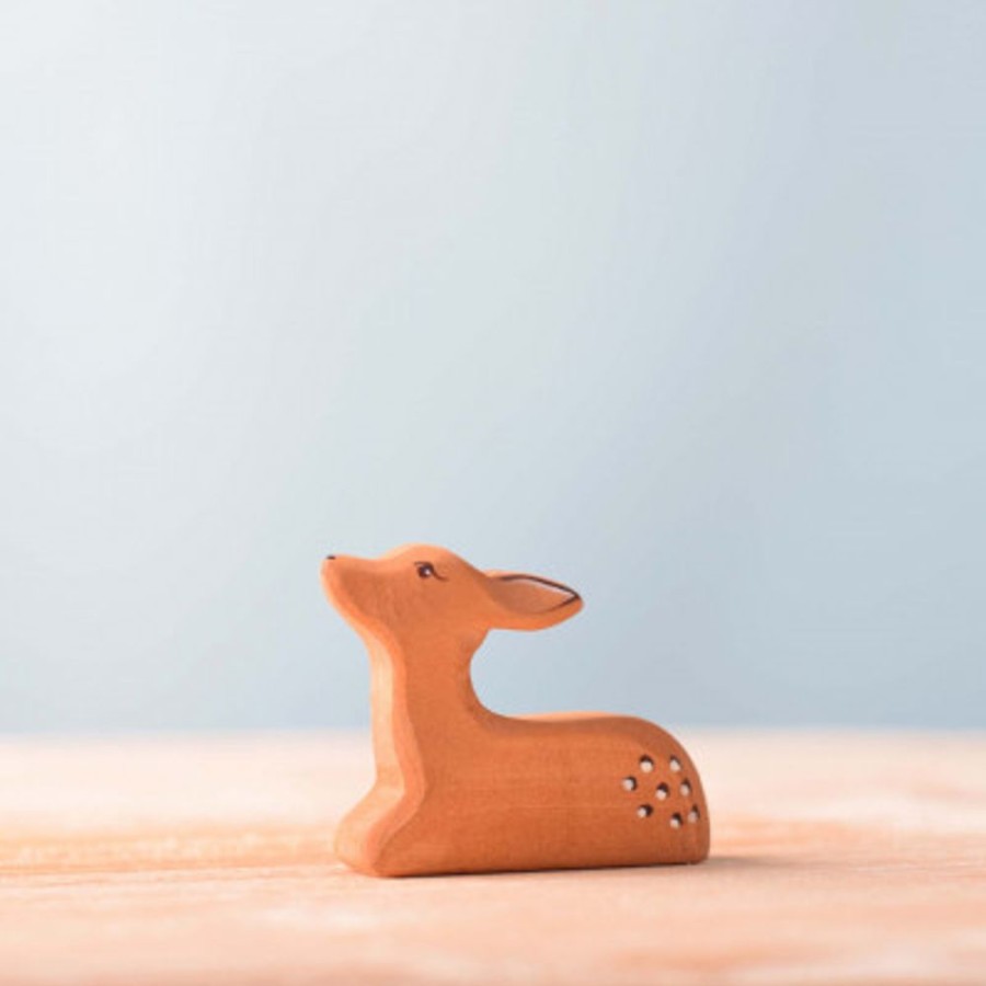 Wooden Animals Bumbu Toys | Fawn Resting