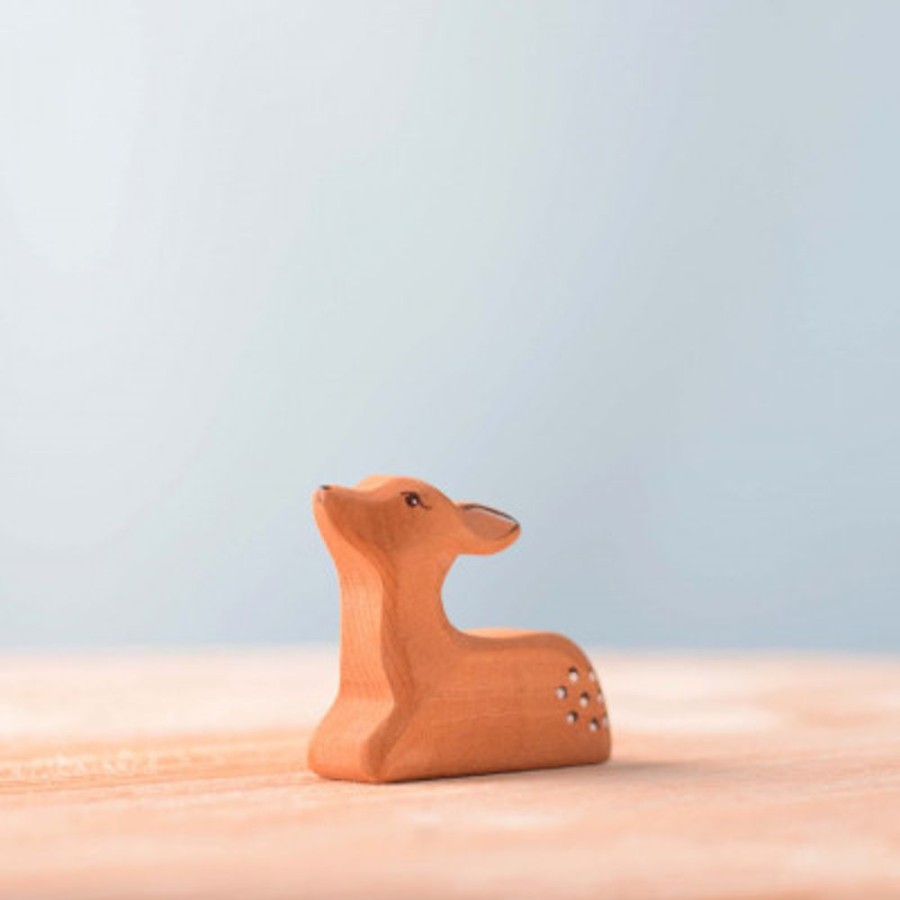 Wooden Animals Bumbu Toys | Fawn Resting