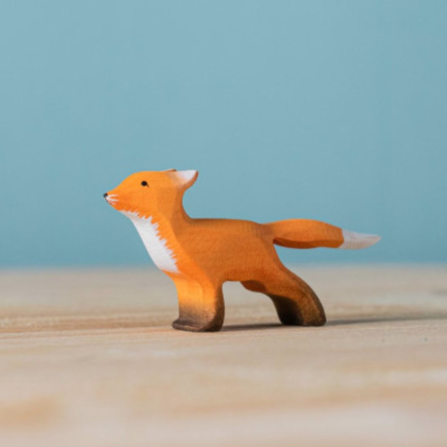 Wooden Animals Bumbu Toys | Fox Cub Curious